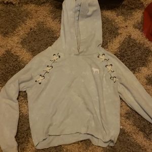 Light blue PINK hoodie